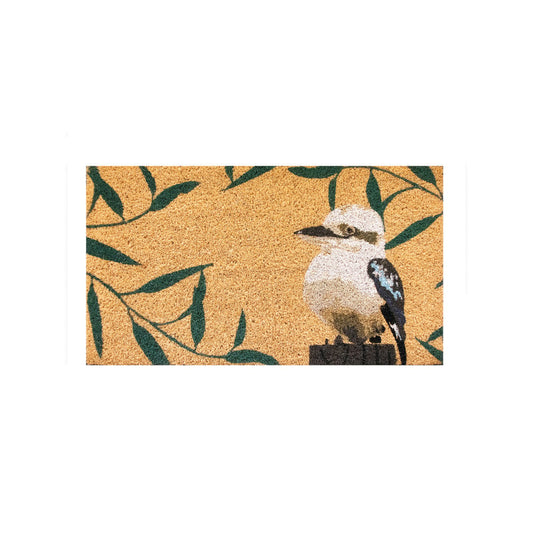 Madras Link Kookaburra Coir Door Mat 40 x 70cm - Natural - Durable, Nonslip