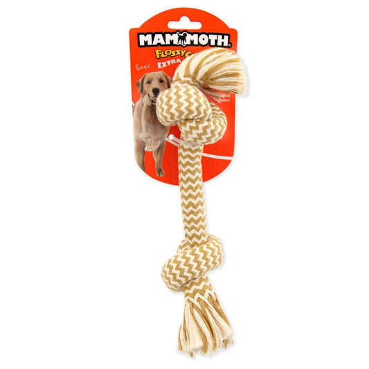 Mammoth Peanut Butter Rope Dog Toy - Medium 30cm - Cotton - Interactive Play