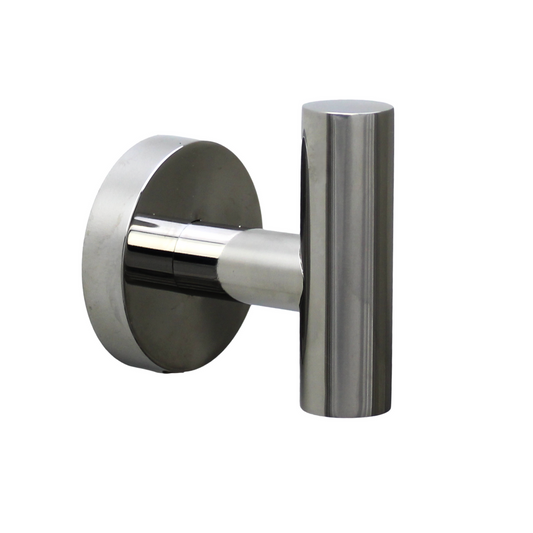 Barelli Toscana Robe Hook - Polished Chrome - 50mm x 60mm - Durable Design