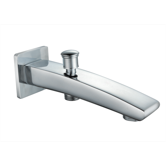 Shaw Mason Chrome Bath Spout - 165mm Brass - Stylish Design - Durable - Auzzistore