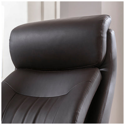 True Wellness Executive Office Chair Magic Back Technology Brown 51904-BRN 158kg Capacity