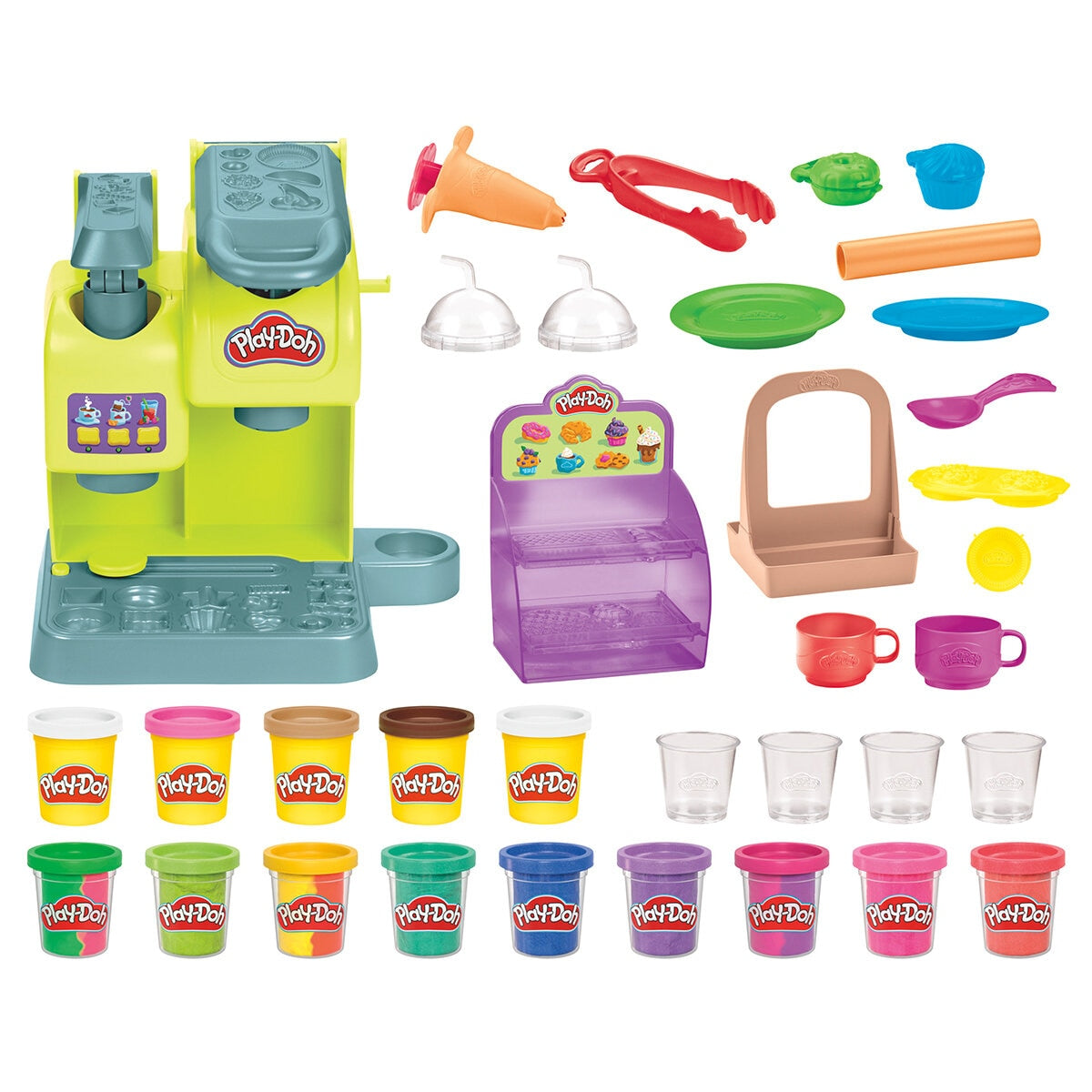 Play-Doh Rainbow Shimmer Cafe Playset