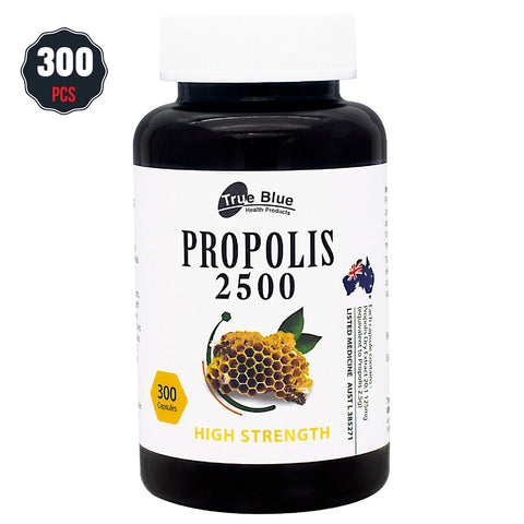 True Blue Propolis 2500mg 300 Capsules - Auzzistore
