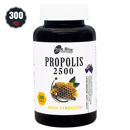 True Blue Propolis 2500mg 300 Capsules