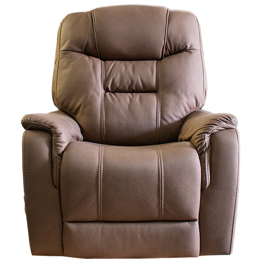 Mlily Jackson Ezy Motion Warwick Fabric Lift Recliner with 4 Motors Brown — image 2