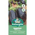 Mr Fothergill Black Beauty Eggplant Seeds 75mm Purple High Yield