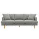 VDL Designs Crown Fabric Sofa Light Grey