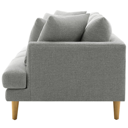 VDL Designs Crown Fabric Sofa Light Grey