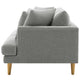 VDL Designs Crown Fabric Sofa Light Grey – view 4