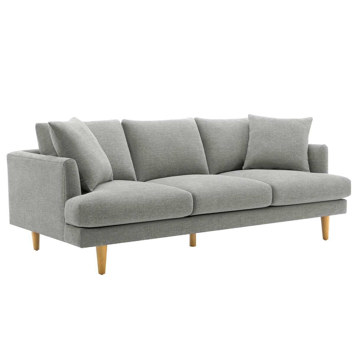 VDL Designs Crown Fabric Sofa Light Grey