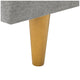 VDL Designs Crown Fabric Sofa Light Grey – view 9