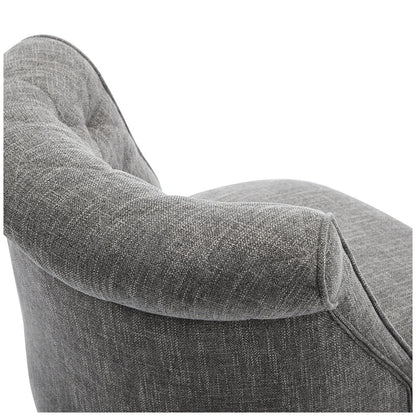 Slipper Accent Chair Dark Grey