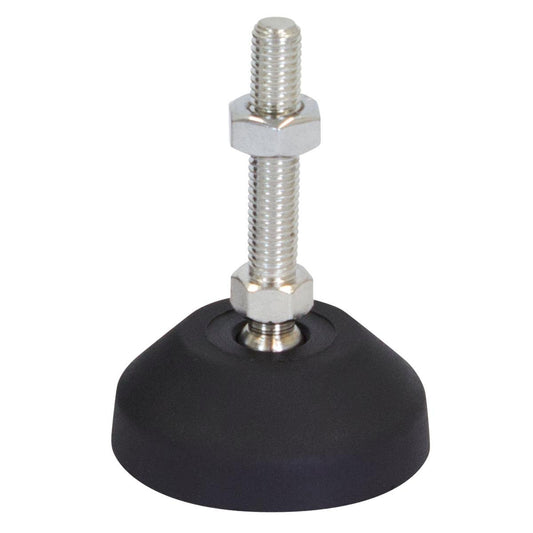 Richmond Ball Jointed Levelling Foot - 60mm x M10 - Zinc Plated - 500kg Load - Auzzistore