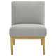 Thomasville 3 Piece Accent Chair And Side Table Set Fabric Upholstered Armless — image 6