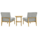 Thomasville Fabric Chair And Accent 3 Piece Table Set – view 4