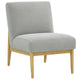 Thomasville 3 Piece Accent Chair And Side Table Set Fabric Upholstered Armless — image 5