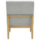 Thomasville 3 Piece Accent Chair And Side Table Set Fabric Upholstered Armless — image 7