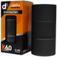 d3 K6.0 Kinesiology Tape 50mm x 6M x 3 Tapes Black