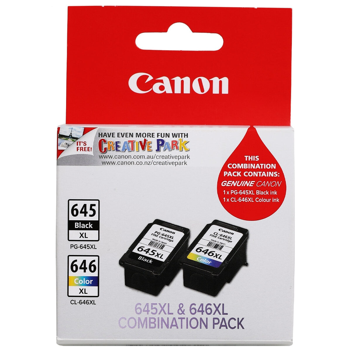 Canon Combination Ink Pack PG645XL And CL646XL