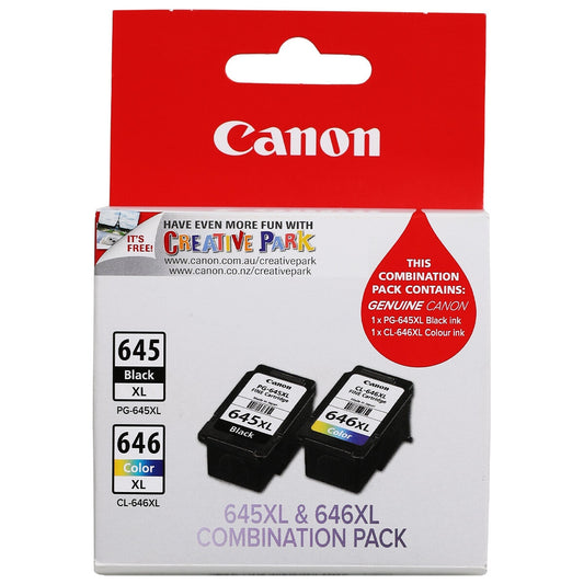 Canon Combination Ink Pack PG645XL And CL646XL