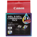 Canon PG-640XL CL-641XL Combination Pack Black Colour Ink Cartridges