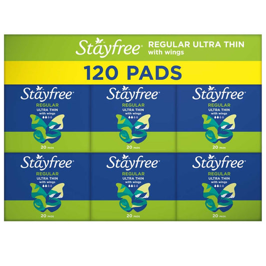 Stayfree Ultra Thin Regular Pads With Wings 120 Pack – view 2