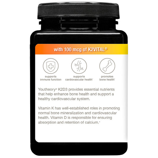 Youtheory K2D3 150 Capsules – view 2 - Auzzistore