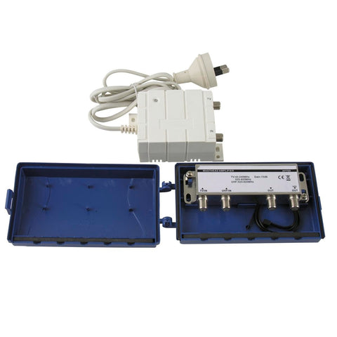 Antsig Masthead Amplifier - Dual Output - 10mm UV Stabilised ABS - Waterproof - Auzzistore