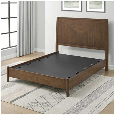 Universal Broadmoore Powell Queen Bed Saddle Brown Rubberwood M23113210