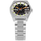 Diesel Scraper Stainless Steel Men's Watch DZ2172 43mm Black Sunray Dial Stainless Steel Bracelet – view 3