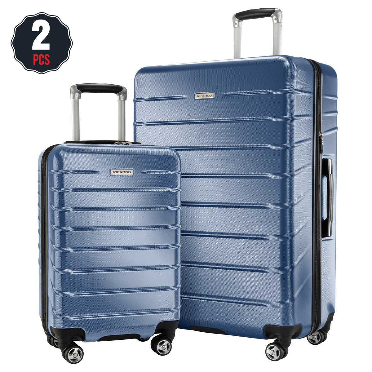 Ricardo Beverly Hills Vista Point Luggage Set 2 Piece Blue