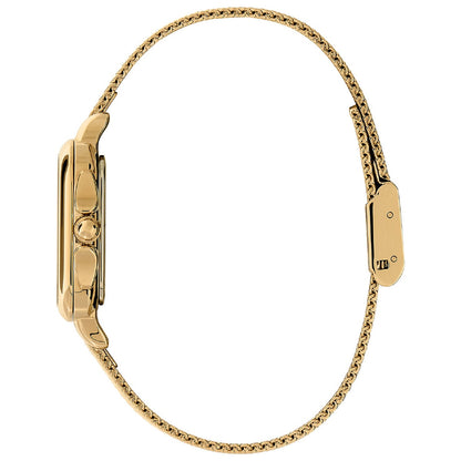 Olivia Burton Gold Mesh Bracelet Green Dial Women's Watch 24000087