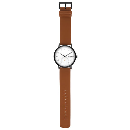 Skagen Kuppel Brown Leather Men's Watch SKW6889