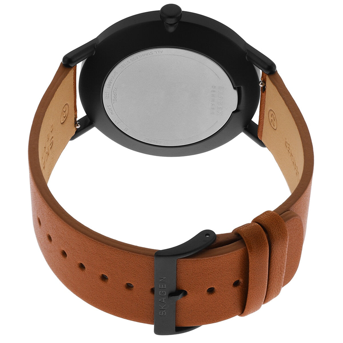 Skagen Kuppel Brown Leather Men's Watch SKW6889
