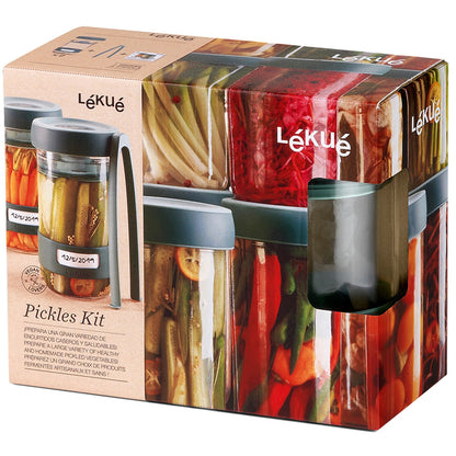 Lekue Pickeling Kit 2 Piece Set 700ml
