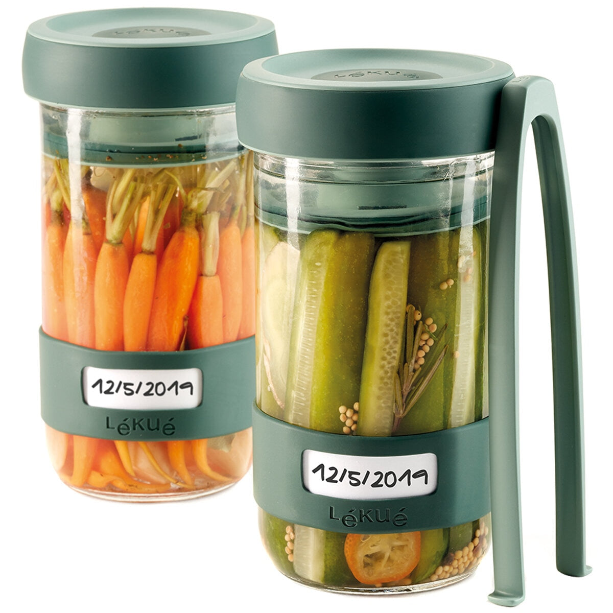 Lekue Pickeling Kit 2 Piece Set 700ml