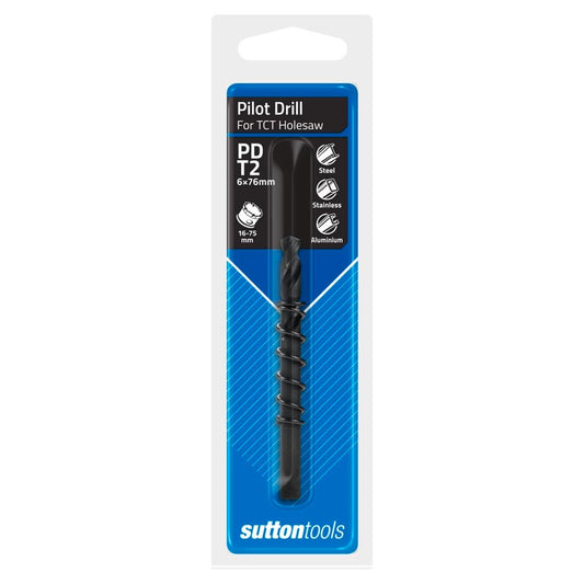 Sutton Tools TCT Holesaw Pilot Drill 52mm Tungsten Carbide High Performance - Auzzistore