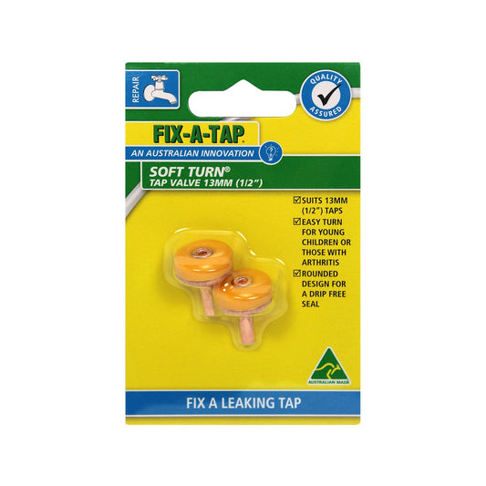Fix a Tap Soft Turn Tap Valve 13mm 2 Pack Copper Lead-Free – view 2 - Auzzistore