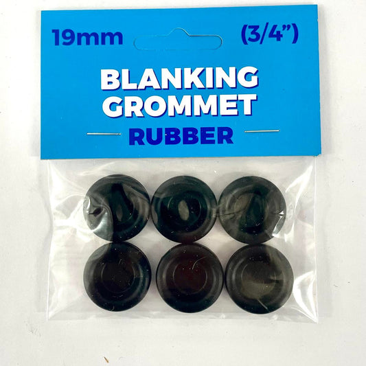 Premier Blue 19mm Blanking Grommet - Nitrile Rubber - Durable - 1 Pack - Auzzistore