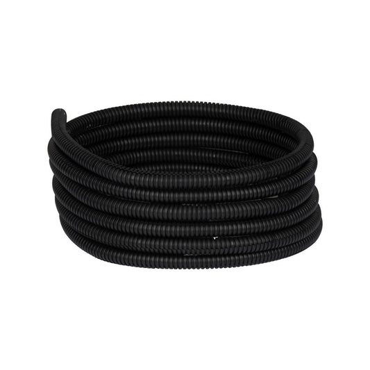 Deta Corrugated Split Tubing - 3m x 10mm - Flame Retardant, Flexible - Auzzistore