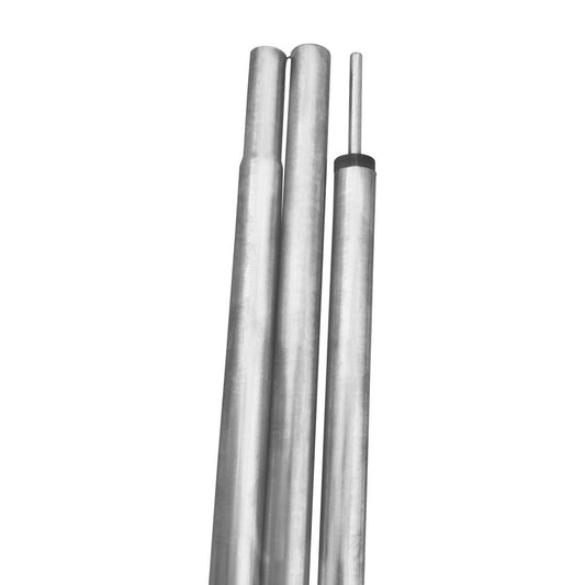 Polytuf Upright Pole 250cm Galvanized Iron Durable Folding Design