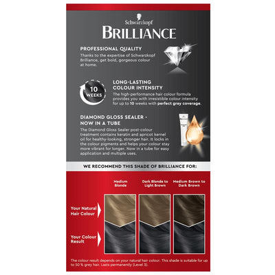 Schwarzkopf Brilliance 95 Smoky Grey - Permanent Hair Colour