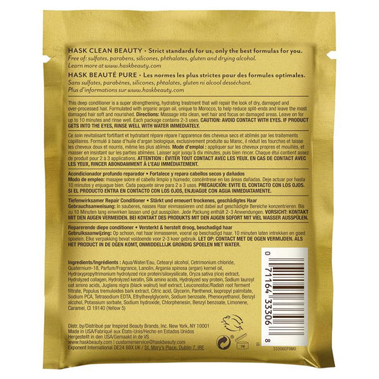 Hask Argan Oil Repairing Deep Conditioning Treatment 50g - Revitalize Your Damaged Hair-Auzzi Store