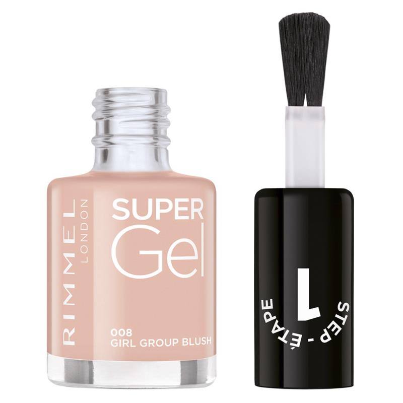 Rimmel Super Gel Nail Polish 008 Girl Group Blush