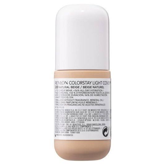 Revlon Colorstay Light Cover Foundation Natural Beige – view 2