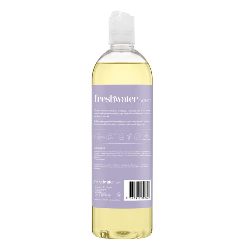 Freshwater Farm Lavender Oil Body Wash 500ml – Natural & Hydrating, Australian Made