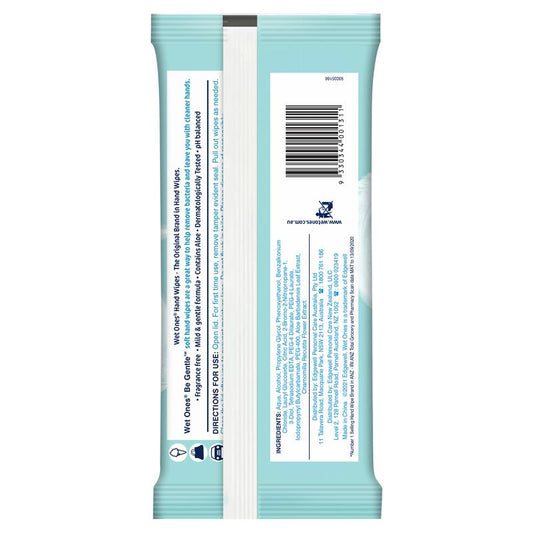 Wet Ones Be Gentle Hand Wipes - 40 Count-Auzzi Store