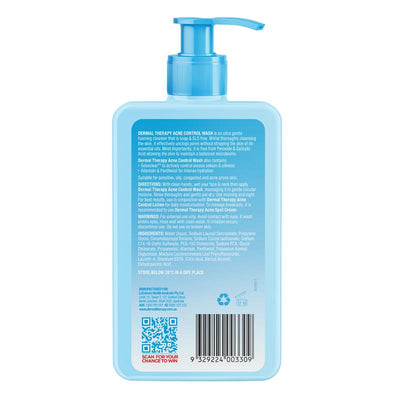 Dermal Therapy Acne Control Wash 175ml - Gentle Foaming Cleanser
