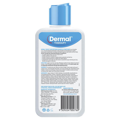 Dermal Therapy Hair Restoring Shampoo & Conditioner 210ml - 2-in-1 Formula