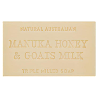Australian Vegan Triple Milled Goat's Milk & Manuka Honey Soap 200g